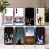B-bad bunny super B-bowl Чехол для телефона Samsung Galaxy A73,A72,A71,A70,A53,A52,A51,Другие Мягкий Черный Корпус