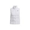 Solid Color Logo Zip Collar Vest Women Vests White 1372647-100