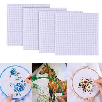 DIY Canvas Cotton Needlework Aida Cloth Sewing Cross Stitch Embroidery Fabric