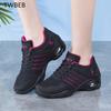 Dancing Shoes for Women Breathable Big Size 35- 41 Jazz Dance Shoes Sport Sneakers Lightweight Black Ladies Ballroom Dance Shoes