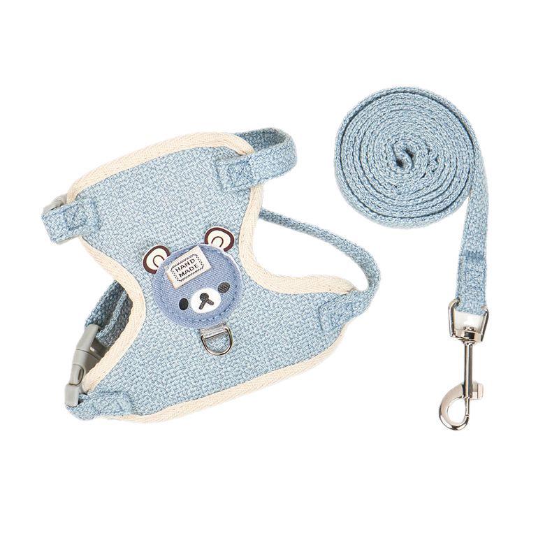 Поводок для домашних животных: Сетчатая шлейка против побега для кошек, маленьких собак и кроликов