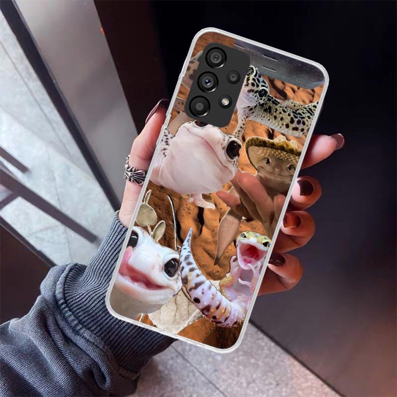 Lizards Geckos Phone Case For Samsung Galaxy A17 A57 A37 A16 A26 A36 A56 A15 A25 A35 A55 A14 A13 A54 A53 A34 A24 A33 A23 Galaxy