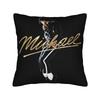 Михаэл Джексон MJ Король Поп-музыки Наволочка Печать Чехол для Подушки Чехол для Подушки Гостиная Дропшиппинг см