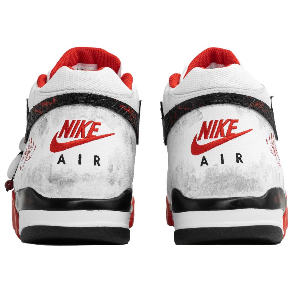 Nike Flight Legacy Винтажные Баскетбольные Кроссовки Унисекс Средняя Высота Красный/Черный BQ4212-100(Team113-S-BOX)