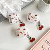 Милый Роскошный Кристальный Подвесок-Вишенка Для Apple AirPods 4 3 2 1 Чехол для Bluetooth-наушников Для Airpods Pro Мягкий Чехол Защитный Чехол