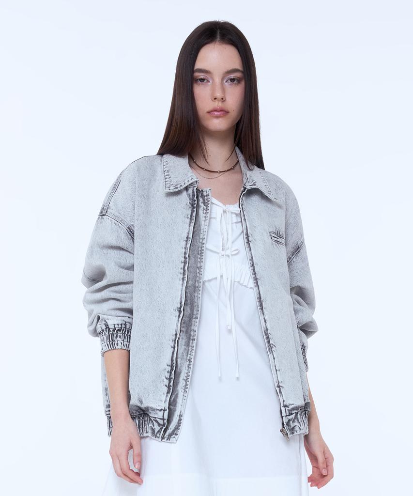 Instantfunk Vintage Washed Jacket - Grey