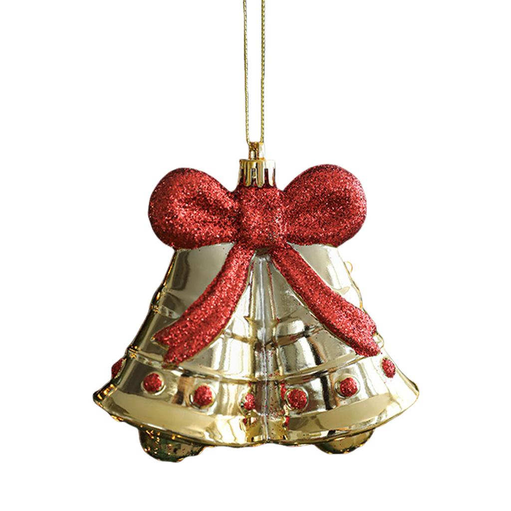 Украшение для рождественской елки Мерцающее ABS Украшение для подвешивания на елку для двери, каминной полки, венка Зимнее праздничное украшение для вечеринки