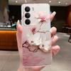 Силиконовый чехол для Realme P3 Lite Красивые цветы Бабочка Защитный ТПУ Мягкая задняя крышка Fundas для телефона Realme P3 Lite 4G