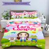 Lara'S Magical Day Print 3Pcs Bedding Setduvet Cover With 2 Bedropillowcase Home Birthday Gift
