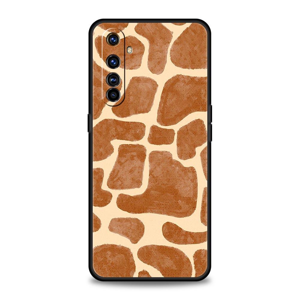 Иллюстрация жирафа Чехол для телефона Для Realme 12 11 10 9 8 5G 7 6 GT5 GT3 GT2 Pro C21 C11 C25 C35 Для Realme GT Neo 2 3 3T 5 Чехол