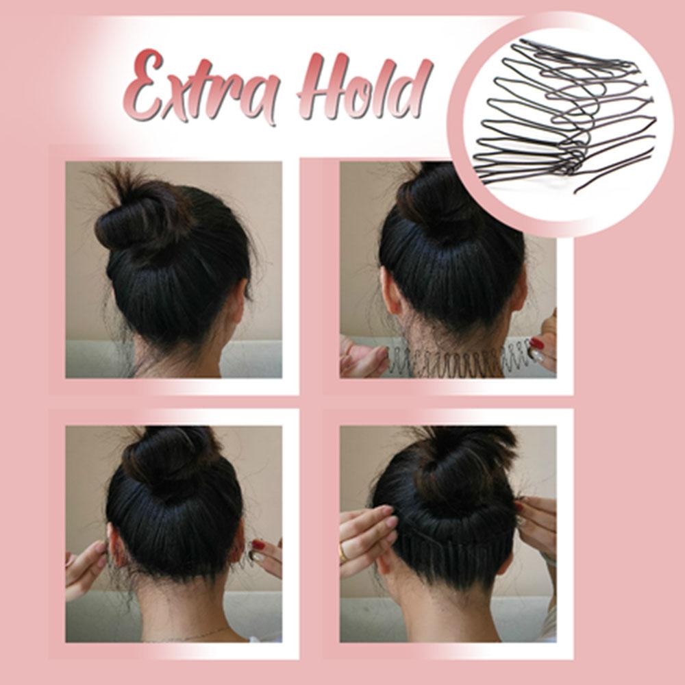 For Extra Hold Hairstyle Fixed Hair Finishing Clip Baby Hair Tame U Shape Hair Finishing Fixer Comb
