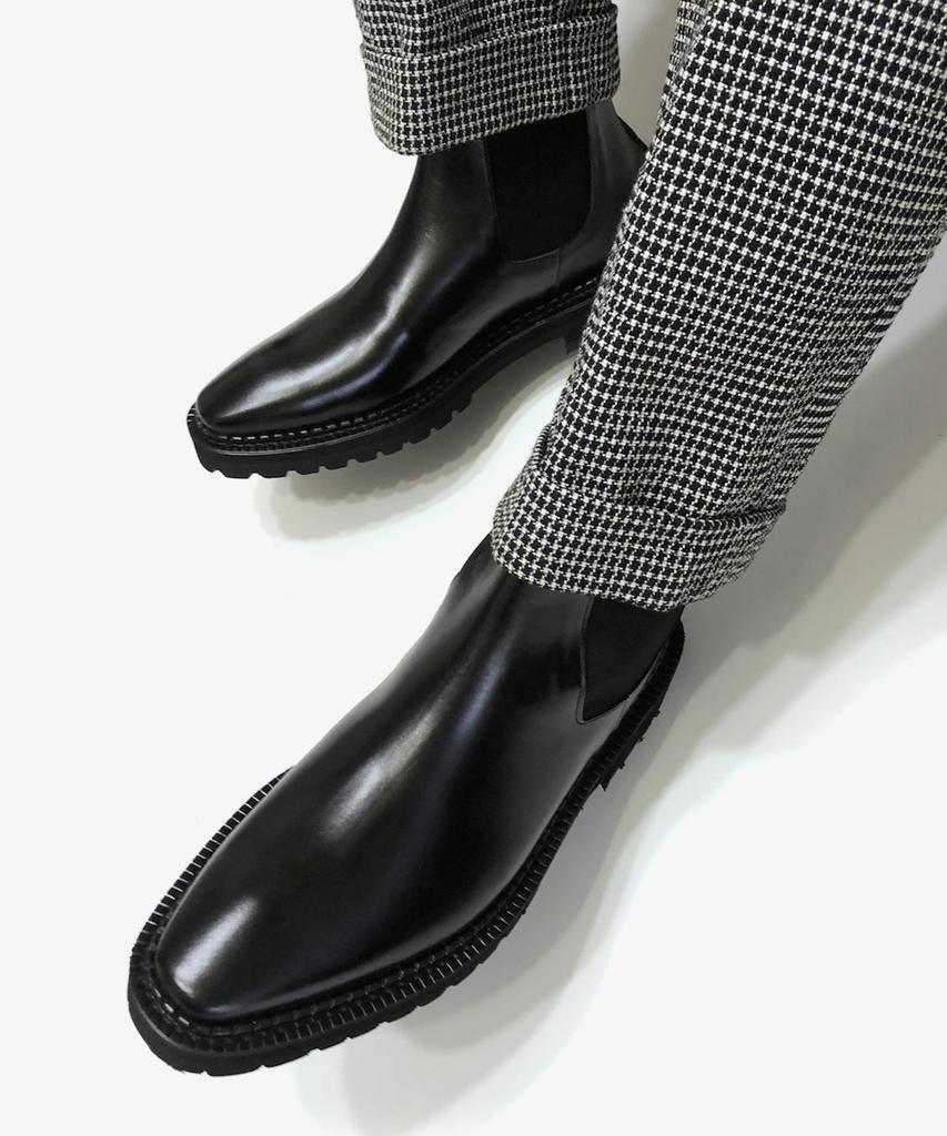 Joenshoe Back Zipper Lil Walker Chelsea Boots Black