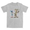 Casual Roadrunner Wile Coyote Cartoon T Shirt Unisex Crewneck Short Sleeve Top Tee Cotton Tops