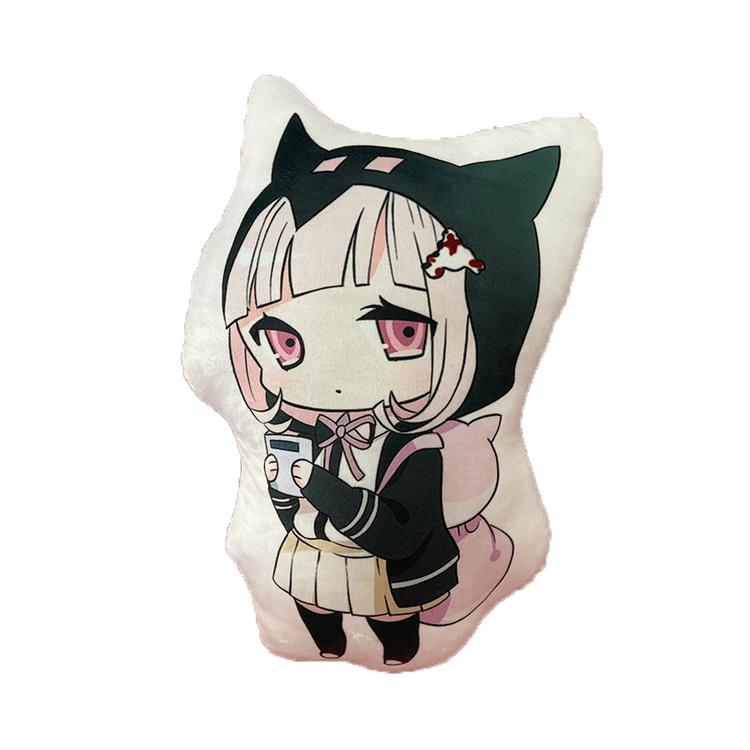 15cm Danganronpa Nanami Chiaki Plush Pendant Anime Game Stuffed Doll Toy Backpack Bag Keychain Keyring Cosplay Props Fans Gift