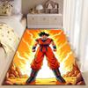 Heroic Character in Orange Outfit suitable as a non-slip mat for the living room or bedroom sofa