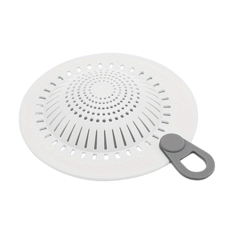 Kitchen Sink Strainer Mesh Drain Cover for Bathroom Wash Basin and Utility Sinks Anti Clog Filter with Easy Lift Handle