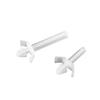 KSS PS Series Nylon PC Board Standoffs, Fire Rated 94V2, White, 100 pcs per Bag