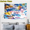 Custom Name Tapestry Pok-mon Tapestry Room Decoration Wall Hanging for Living Room Bedroom, dormitory, Birthday and Christmas gifts