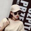 Hat Women's Baseball Cap Korean Style Versatile Trendy Sun Hat Hard Top Curved Brim Letters Embroidered Peaked Hat Men