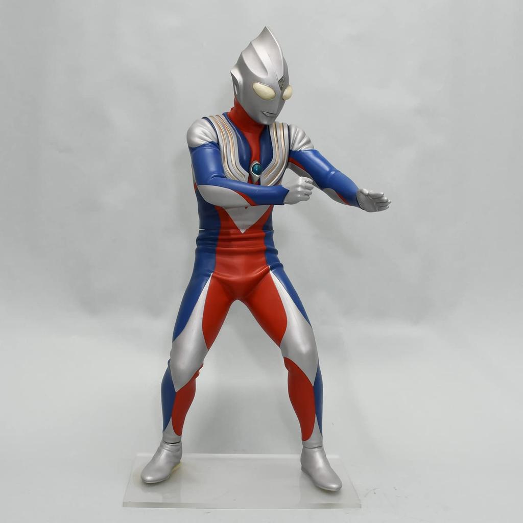 Комплект для сборки мягкой виниловой модели Ultraman Tiga Mega, переиздание, немасштабированная, высота 40 см, неокрашенная, красный винил 4571587310586