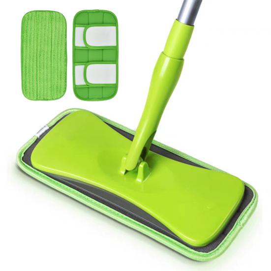 2 шт. плоская швабра из микрофибры для влажной и сухой уборки двойного назначения многоразовая супер