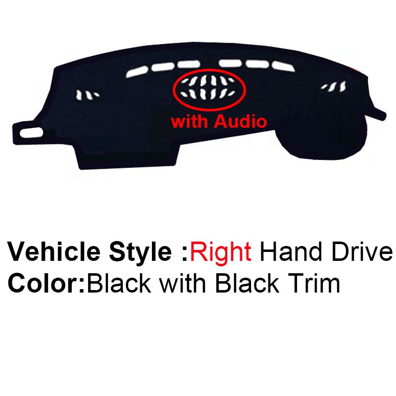Car Inner Dashboard Cover Dash Mat Carpet Cape Cushion For Renault Kadjar 2015 - LHD RHD Car Styling Rug 2016 2017 2018