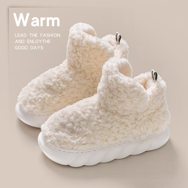 Женские и мужские домашние тапочки, новинка 2022 года, теплые зимние пушистые мягкие короткие плюшевые тапочки, нескользящие шлепанцы для спальни, домашние ботильоны
