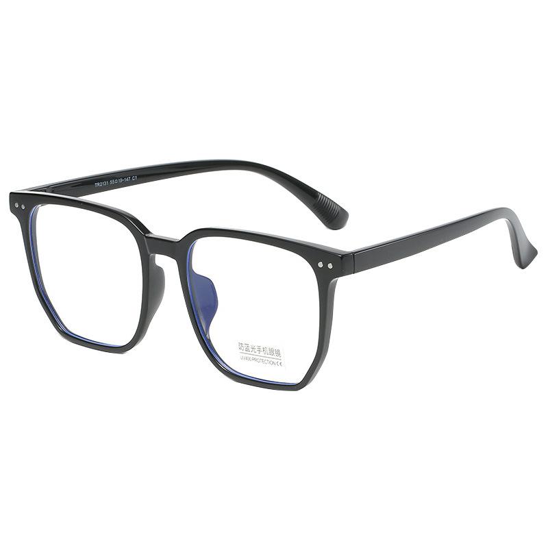 Очки Vision Comfort в стиле киберпанк с квадратной оправой, блокирующие синий свет, — овальная оправа, легкий материал ПК