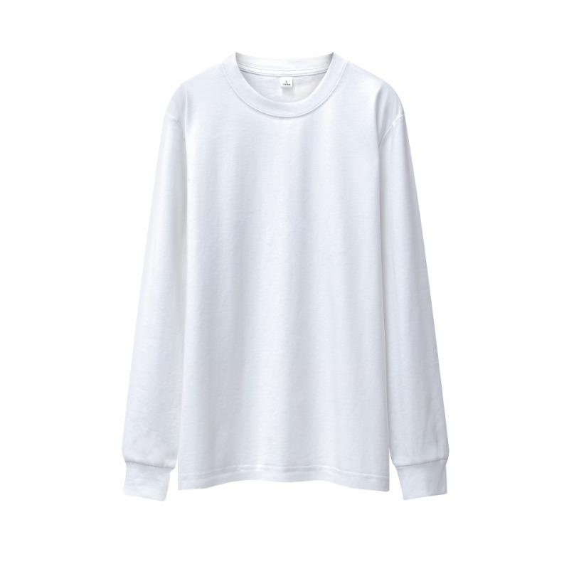 Men S Solid Long Sleeve T Shirt Cool Breathable Ribbed Cuff Casual Top