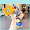 Очаровательный силиконовый брелок Crayon Shin-chan, милый креативный брелок для сумки с фигуркой