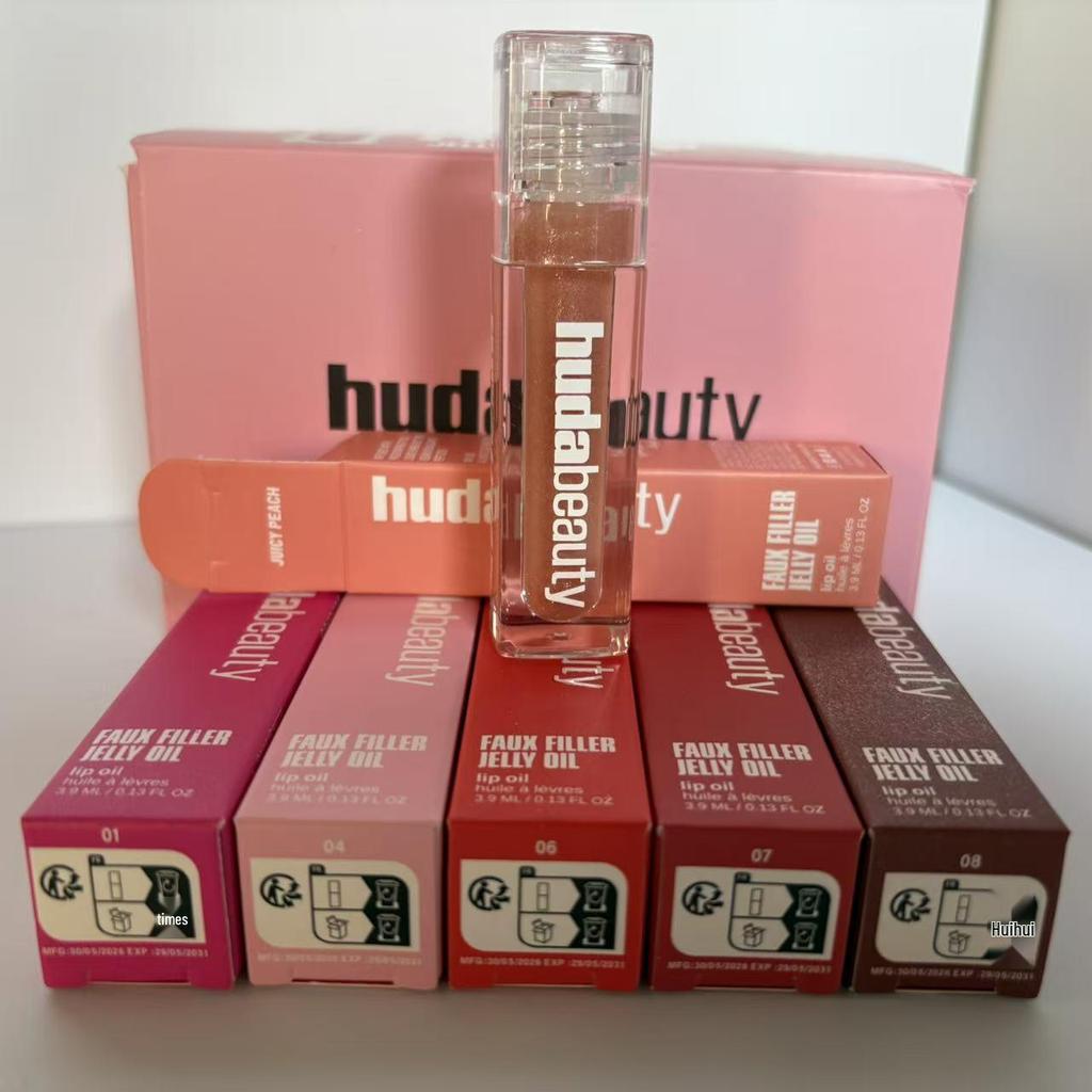Huda Beauty Увлажняющее прозрачное гелевое масло-блеск для губ