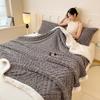 Luxury Sherpa Blanket Cozy Soft Lightweight Throw Blanket for Boy Girl Milk Velvet Lamb Wool Warm Blanket Gift for Autumn Winter
