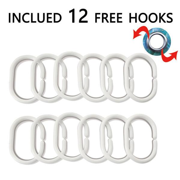 Занавеска для ванной и душа, полиэстер, водонепроницаемая занавеска для ванной комнаты, набор ковриков, нескользящий коврик для кухни/ванной, декор для ванной комнаты, дом