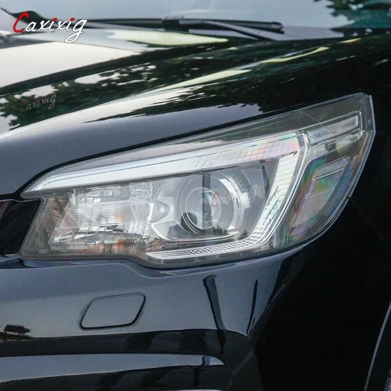 Для Subaru Forester Аксессуары 2 шт. Защитная пленка на фары автомобиля Восстановление фар Прозрачная черная TPU наклейка
