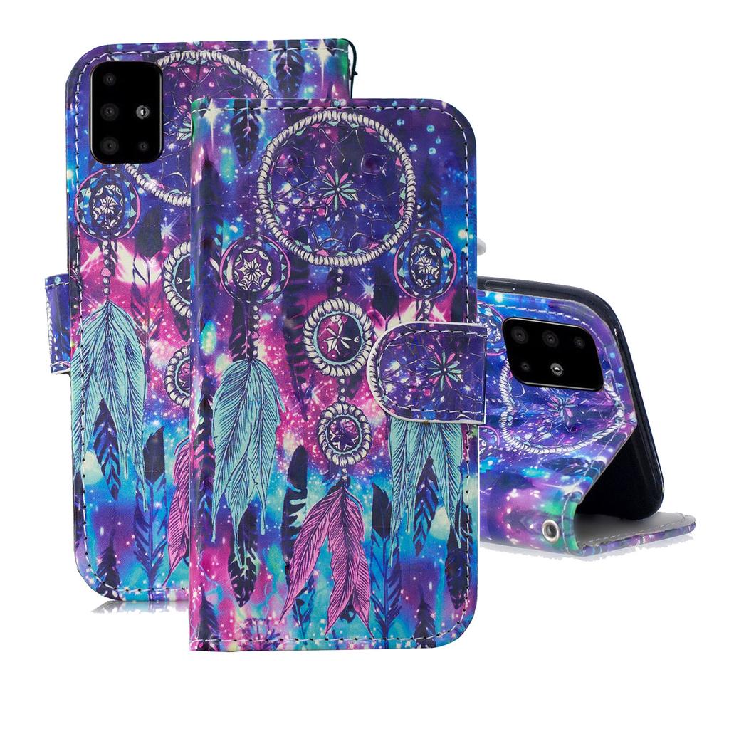 Чехол для Iphone 11 12 Pro X Xs Xr Max 5 5S Se 6 6 S 6s 7 8 Plus, раскладывающийся чехол для телефона с отделением для карт, 3d окрашенный кошелек, кожаный чехол