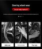 Genuine Leather Steering Wheel Cover for Wuling Hongguang Mini, Capgemini, Journey, Starlight, 730, Glory, and New Card Models.
