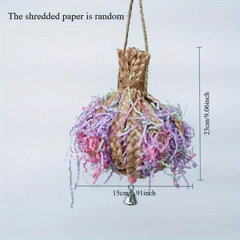 Игрушка-измельчитель для попугаев Сухая Игрушка для попугаев от укусов Клетка для попугаев Игрушка для поиска пищи Жевательная игрушка с колокольчиком Игрушки для попугаев и аксессуары для птиц для питомца