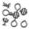 100 шт. 3-х сторонний поворотный вертлюг из нержавеющей стали рыболовные вертлюги соединитель лески разветвитель