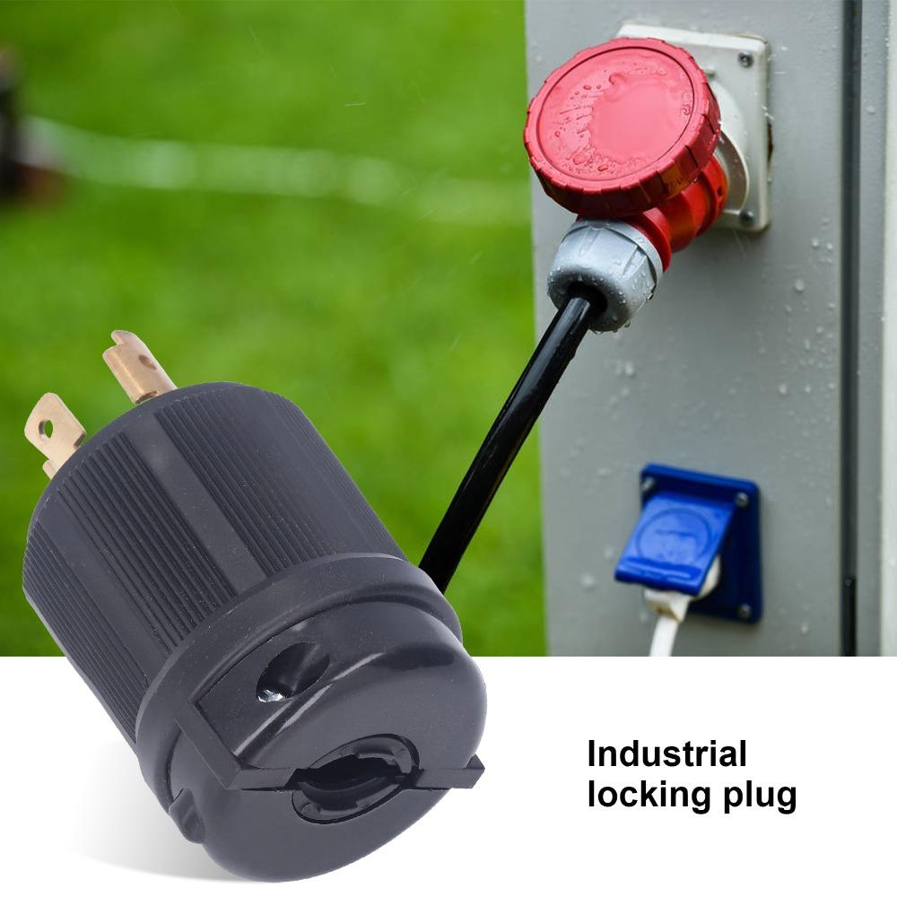 Адаптер-вилка 30А 277-480В 4-контактная промышленная вилка с блокировкой Адаптер с фиксацией Вилка с блокировкой Питание генератора