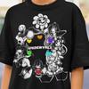 Игровая футболка Undertale, Футболка с персонажами Sans, Papyrus, Toriel из инди-игры, Ретро Пиксельная футболка с графикой RPG, Винтажная футболка для геймеров, Подарок для фанатов видеоигр