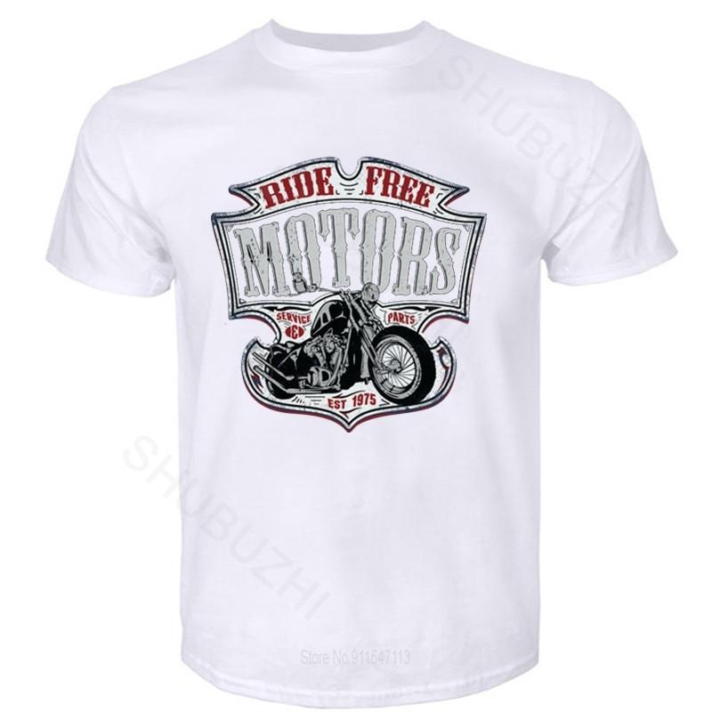 Мужская футболка с круглым вырезом для подростков Motard - Moto Motorcycle Chopper Bobber Old School летняя черная футболка большего размера