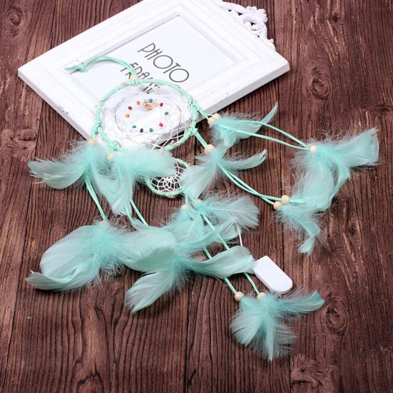 Ловец снов из перьев, довольно красочный подвесной декор, Ловец снов ручной работы для дома, спальни, подарок