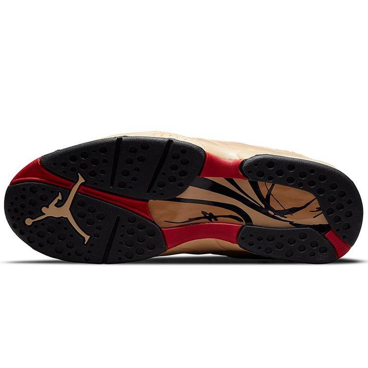 Rui Hachimura x Air Jordan 8 Retro SE Черные мужские кроссовки Samurai Tan Twine Gym-Red DO2496-700