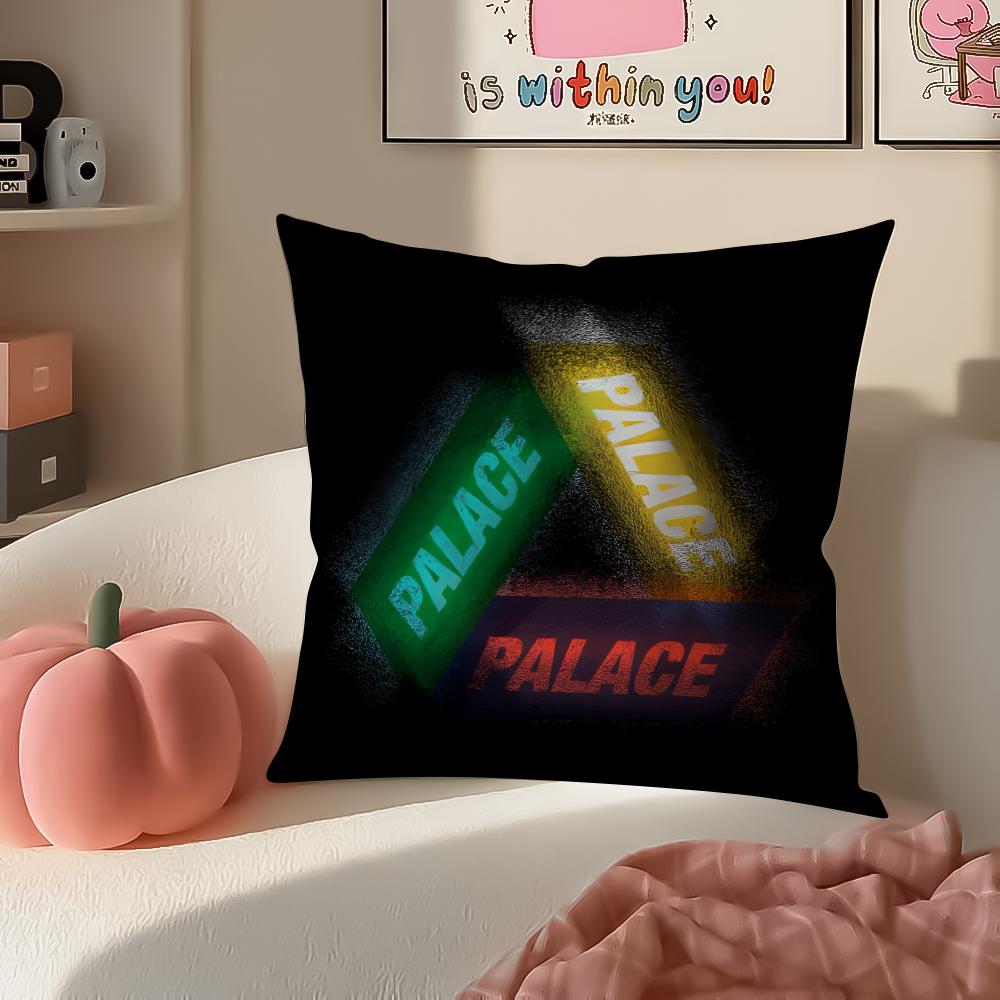 Fashion Brand PPalace Cushion Cover Pillowcase Short Plush Invisible zipper Room Sofa Cushion Cover