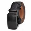 Ремень мужской двухслойный из коровьей кожи с автоматической пряжкой мужской ремень простой деловой ремень