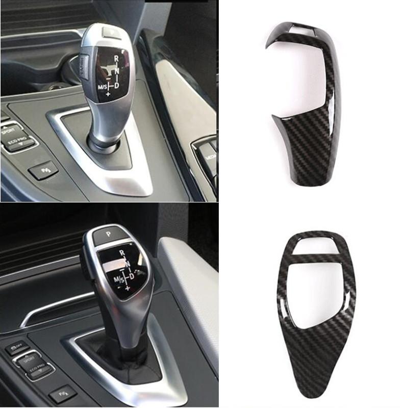 Car Gear Shift Panel Frame Gear Knob Cover Trim Striker For BMW 1 2 3 4 5 7 Series X3 X4 X5 X6 F30 F10 F32 F25 F26 F15 F16