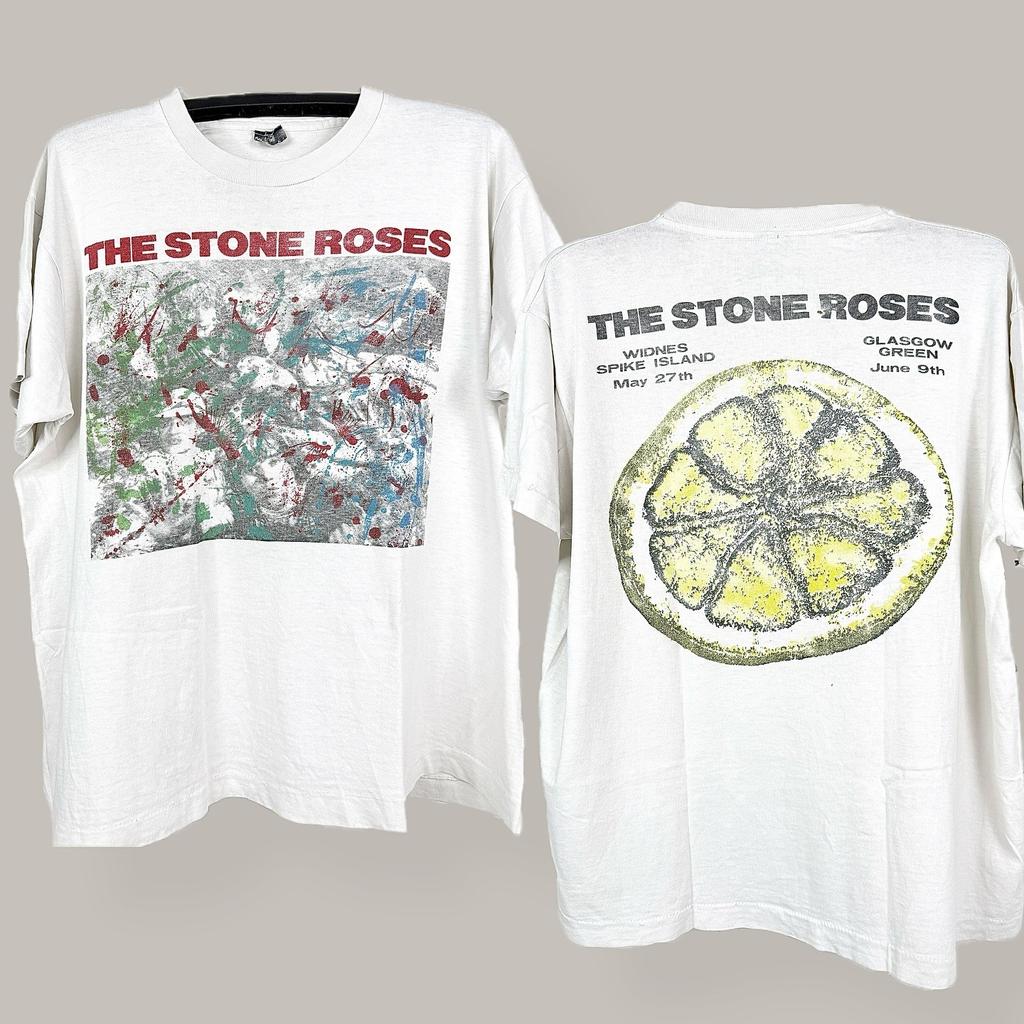The Stone Roses Тур 1990-х Редкая Винтажная Футболка Рок-группа Графическая футболка NH28356