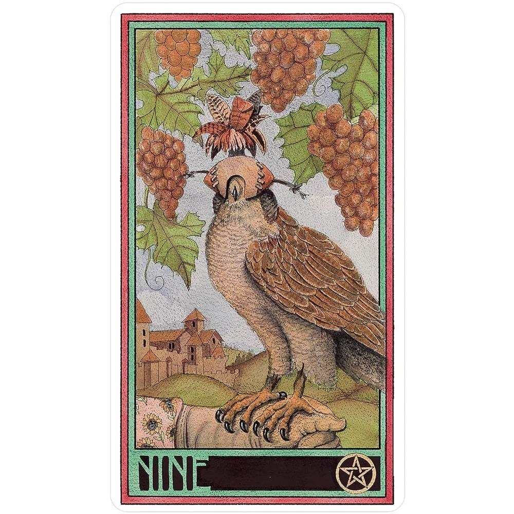 Erenberg Tarot Deck in Rigid Box 12*7cm, Intimate Close-Up Illustrations - Standard Tarot Cards Double-embossed Cardstock