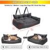 Car Seat for Dogs  Adjustable Straps  Comfortable and Safe  Medium/Large Dogs  Storage Bags  Pet