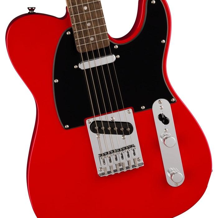 Squier Sonic Telecaster, Накладка из лауреля, Torino Red (с мягким чехлом)